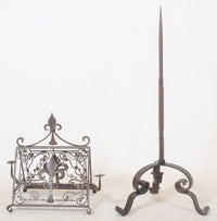Antique French Gothic Wrought Iron Music Stand, Circa 1850