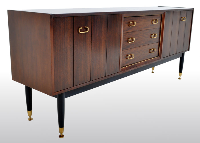 Mid-Century Modern Danish Style Walnut "Librenza" Credenza by G Plan, 1960s