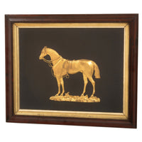 Antique English Gilt Bronze Plaque/Diorama of "Faugh-a-Ballagh," Circa 1870