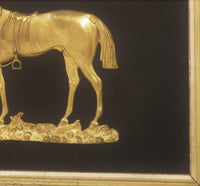 Antique English Gilt Bronze Plaque/Diorama of "Faugh-a-Ballagh," Circa 1870