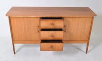 Mid-Century Modern Danish Style Teak Credenza by Vanson, 1960s
