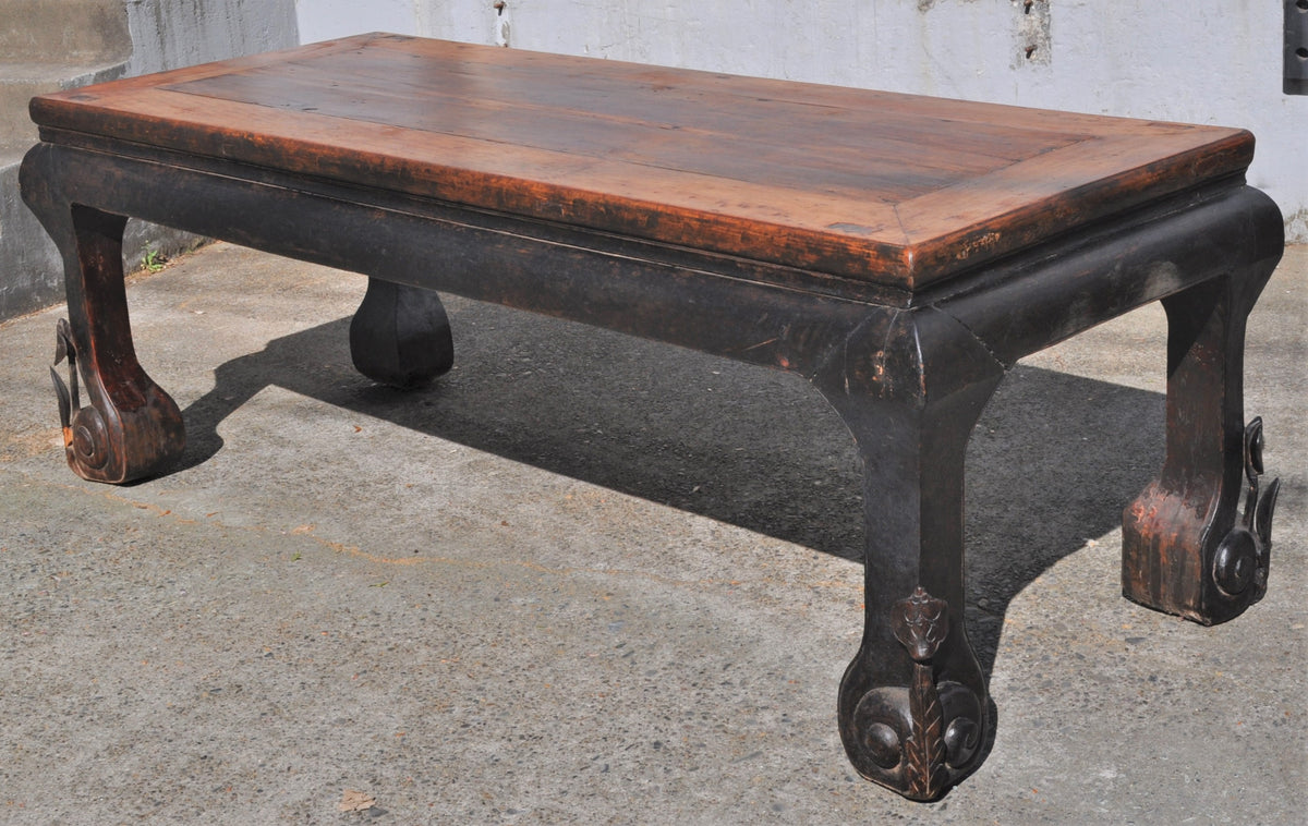 Antique Chinese Qing Dynasty Elm 8 ' Dining / Altar Table, Circa 1850