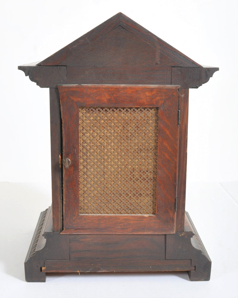 Antique German 8-Day Chiming Mantel Clock by Junghan's, circa 1890