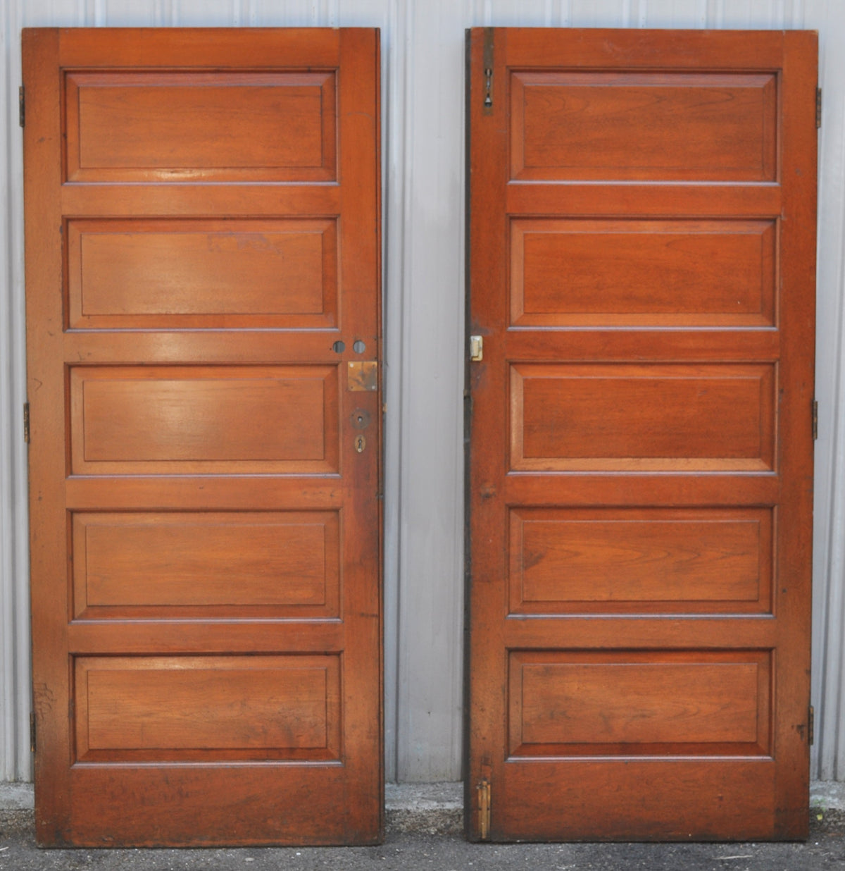 Pair of Antique English Oak Doors, Circa 1900