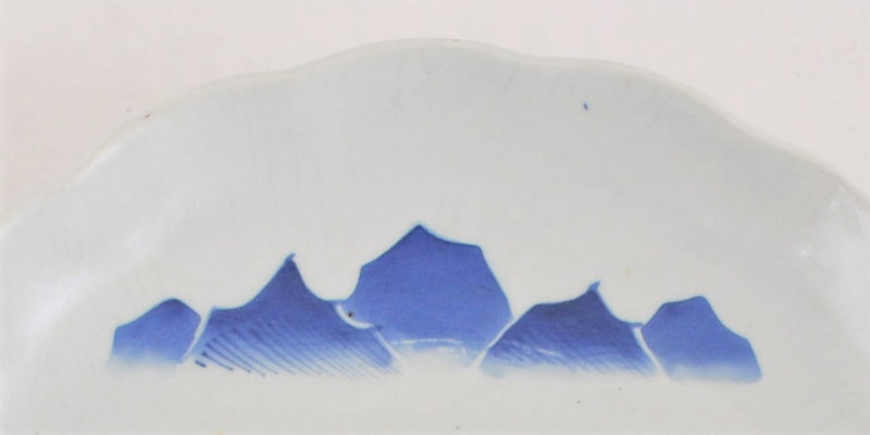 Antique Japanese Meiji Period Blue & White Imari Plate, Circa 1900