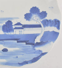Antique Japanese Meiji Period Blue & White Imari Plate, Circa 1900