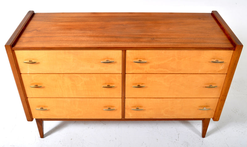 Mid-Century Modern Chest of Drawers/Dresser by Alfred Cox, with AC Furniture Decal, 1960s