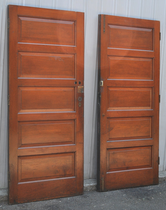 Pair of Antique English Oak Doors, Circa 1900