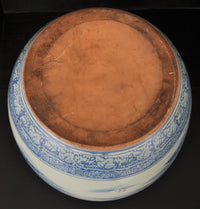 Antique Japanese Meiji Period Pottery Hibachi, Circa 1880