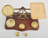 Antique Brass Postal Scale, Circa 1870