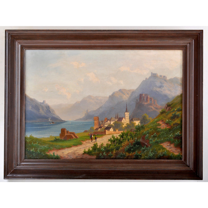 Antique 19th Century French Painting Signed by Charlier, Circa 1850