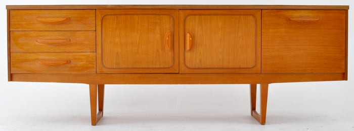 Mid-Century Modern Danish Style Credenza in Teak by Stateroom, 1960s