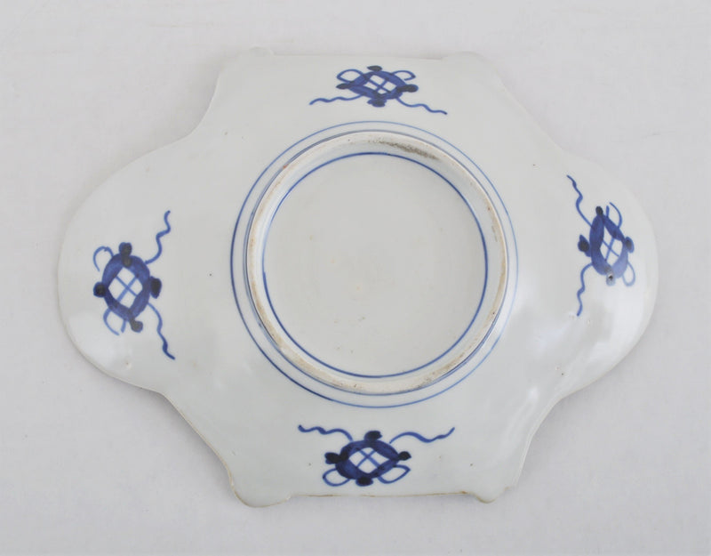 Antique Japanese Meiji Period Akai Imari Plate, Circa 1850
