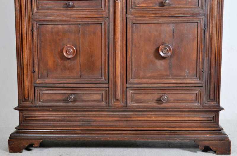 18th Century Italian Baroque Cabinet in Walnut, Circa 1750