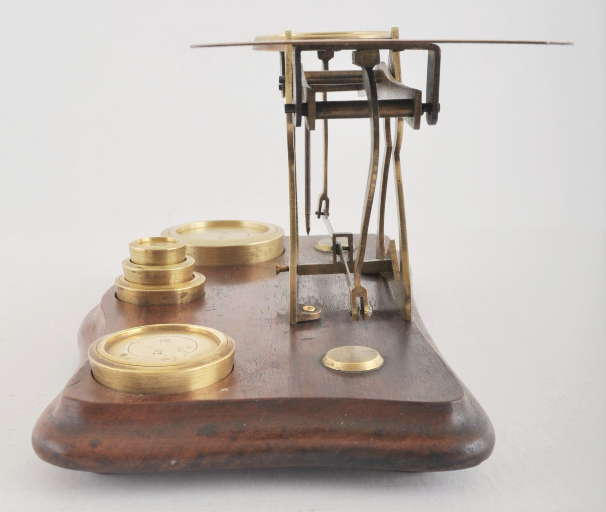 Antique Brass Postal Scale Circa 1920