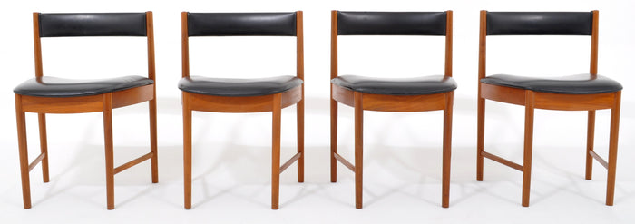 Set of 4 Mid-Century Modern Teak Dining Chairs by McIntosh, 1960s