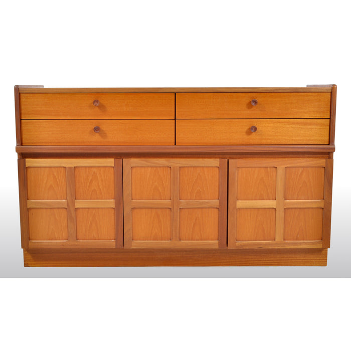 Mid-Century Modern Danish Style Cabinet in Teak by Nathan Furniture, 1960s