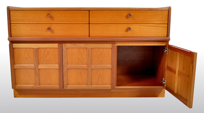 Mid-Century Modern Danish Style Cabinet in Teak by Nathan Furniture, 1960s