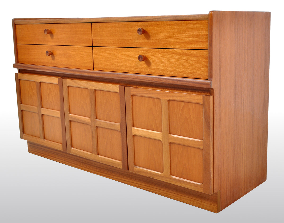 Mid-Century Modern Danish Style Cabinet in Teak by Nathan Furniture, 1960s
