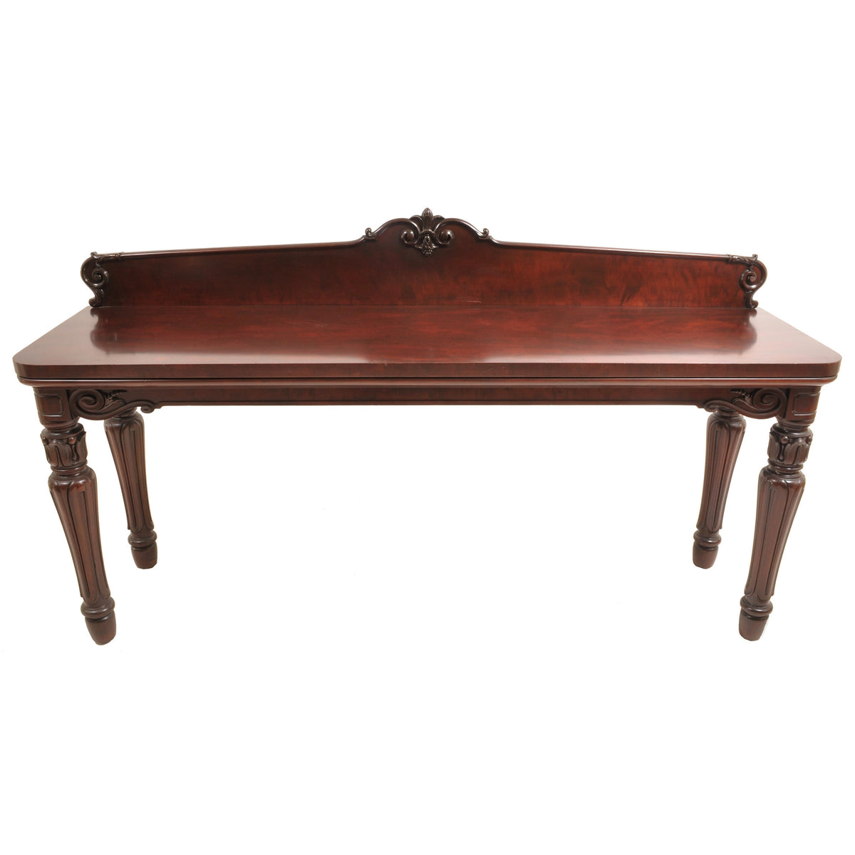 Rare and Unusual Antique American Empire Mahogany Sideboard/Server from J.D. Rockefeller's Residence, NY, Circa 1835