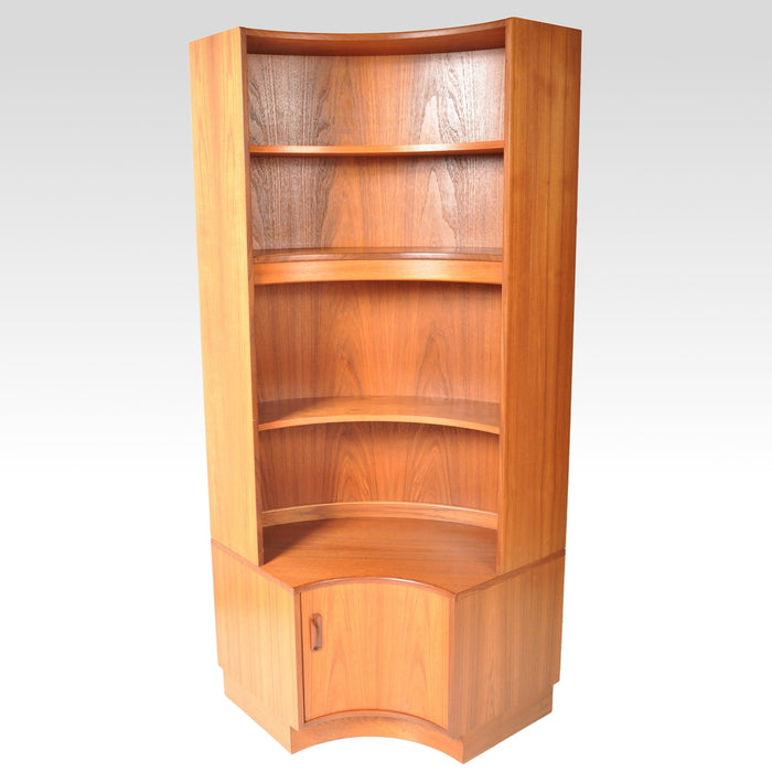 Mid-Century Modern Danish Teak 'Fresco' Corner Cabinet/Hutch/Bookcase by G Plan, 1960s