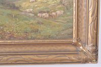 "Landscape with Sheep" by Daniel Folger Bigelow (American, 1823-1910), Oil on Canvas