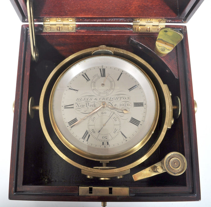American Marine Chronometer, Bliss & Creighton, Circa 1855