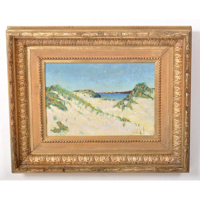 19th Century French Landscape Painting Cote d'Azur by Henri Perrin, circa 1890