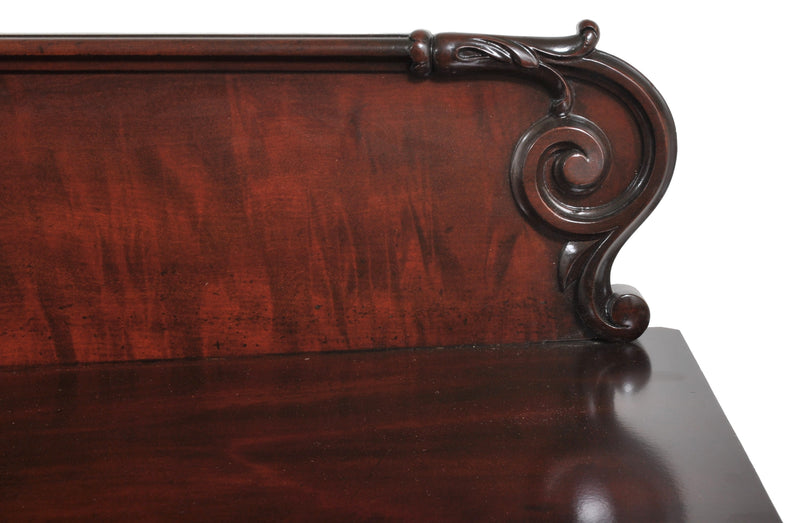 Rare and Unusual Antique American Empire Mahogany Sideboard/Server from J.D. Rockefeller's Residence, NY, Circa 1835