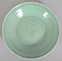 Antique Early 19th Century Chinese Qing Dynasty Celadon Bowl, Circa 1820