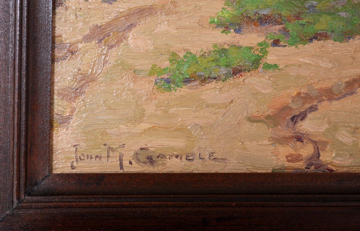 American Impressionist Oil Painting by John Marshall Gamble (Santa Barbara, CA 1914)