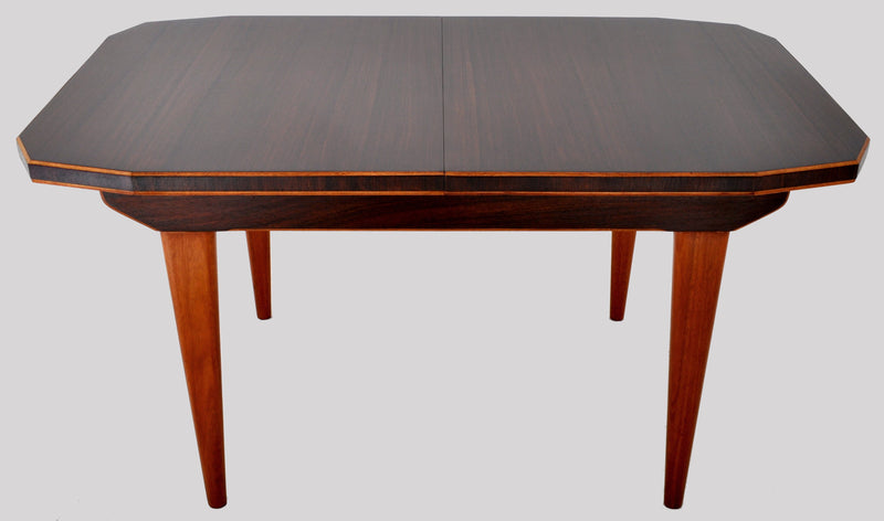 Mid-Century Modern Dining Table in Walnut with "Butterfly" Leaf, 1960s