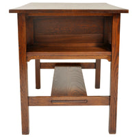 Antique Stickley Brothers Mission Oak Writing Desk / Library Table, circa 1905