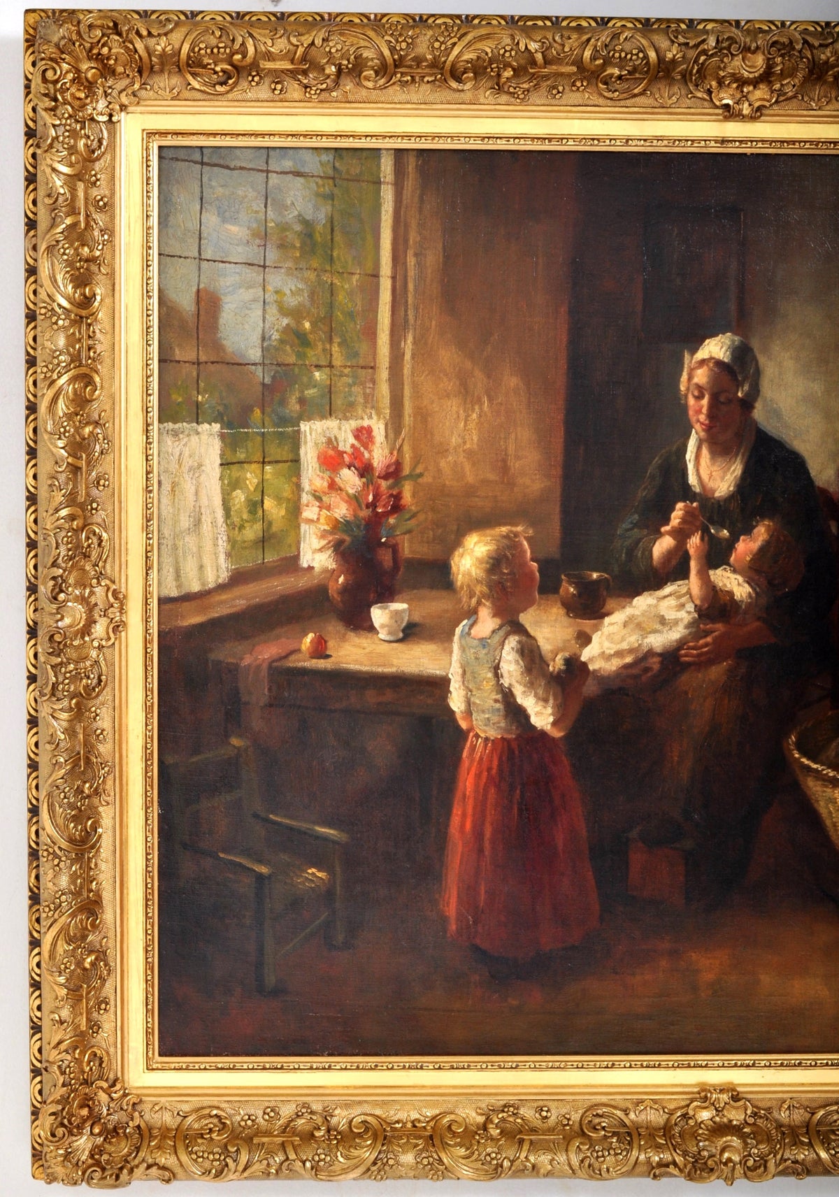 Fine & Important Antique Oil Painting by Celebrated Dutch Artist Bernard Johann De Hoog (1866-1943)