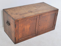 Pair of Antique Country House Oak Georgian Silver Chests/Cabinets, Circa 1800