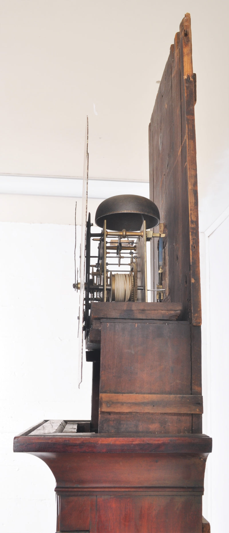 Antique English George III Mahogany 8-Day Longcase/Grandfather Clock by Clement Gowland of Sunderland, Circa 1790