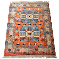 Semi-Antique Vegetable Dyed Turkish Rug