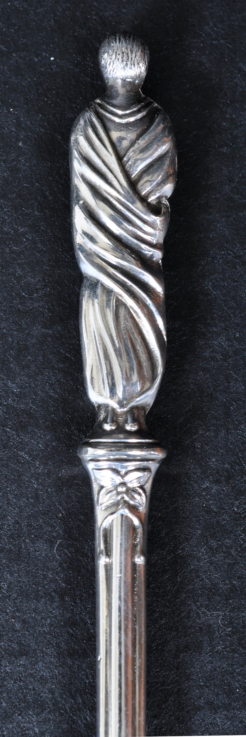 Set of 4 Antique Elkington Silver Plated Apostle's Serving Spoons, 1876