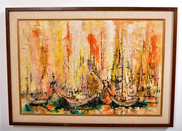 Painting by Danny Garcia (1929 - 2012)