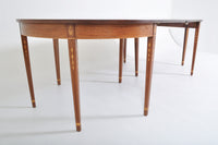 Antique Mahogany Double Drop Leaf Dining Table
