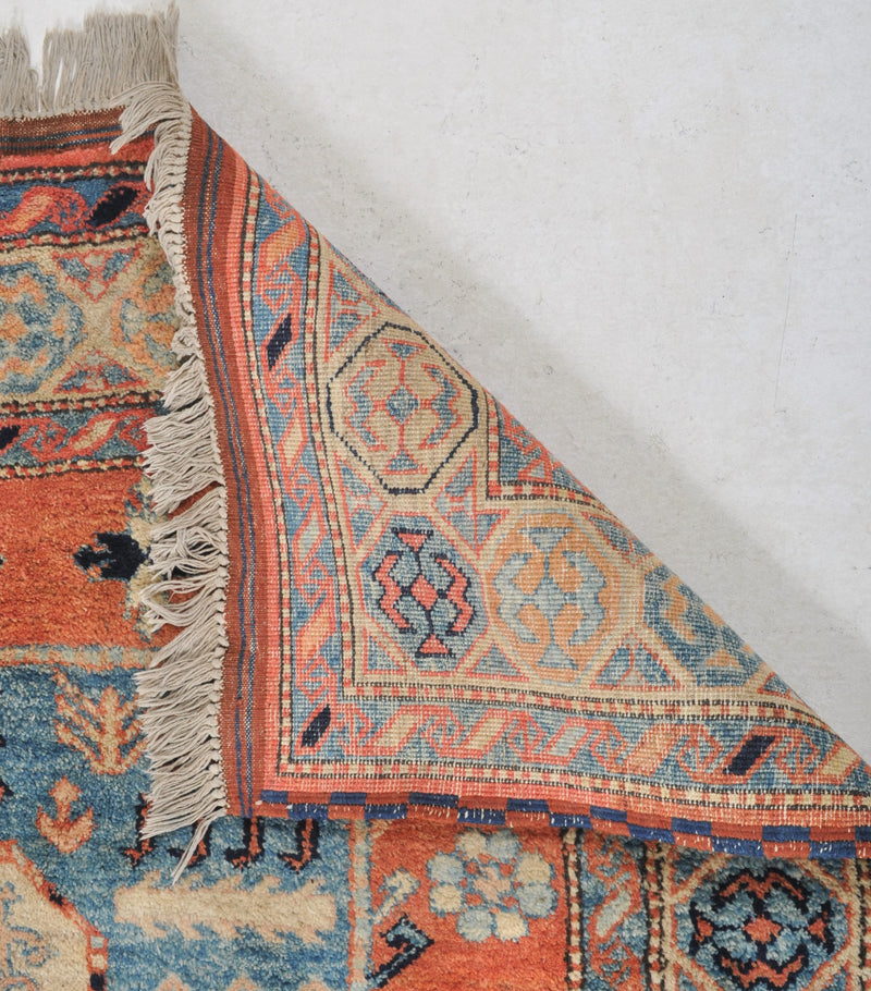 Semi-Antique Vegetable Dyed Turkish Rug