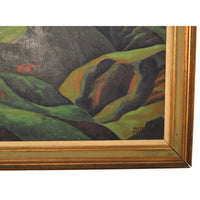 Oil on Canvas California Impressionist WPA Horatio Nelson Poole 1930 Mendocino