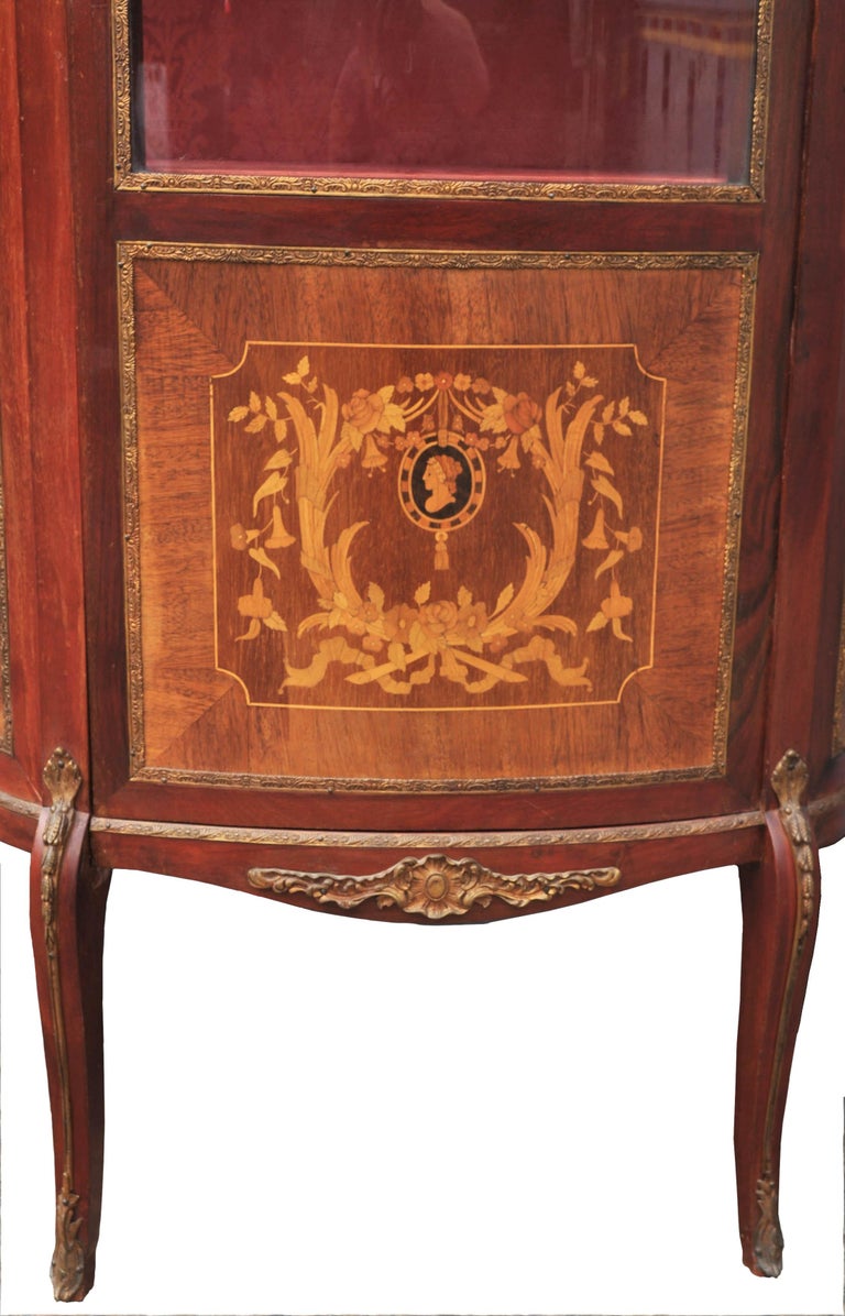 Louis XV Style Vernis Martin China Display Cabinet/Vitrine, circa 1900