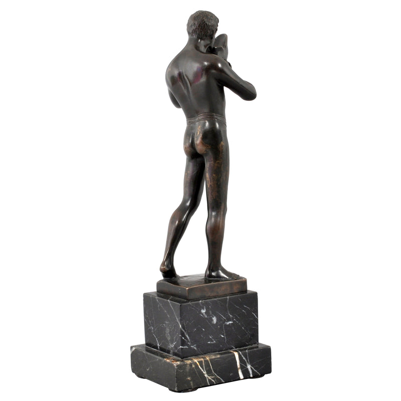 Antique Neoclassical Bronze Male Figure by Ernst Beck (1879-1941), Circa 1910