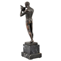 Antique Neoclassical Bronze Male Figure by Ernst Beck (1879-1941), Circa 1910