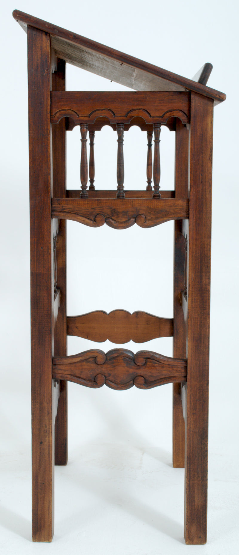 Antique French Provincial Walnut Lectern / Book / Music Stand, Circa 1880