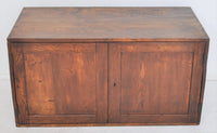 Pair of Antique Country House Oak Georgian Silver Chests/Cabinets, Circa 1800