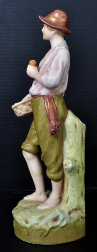 Pair of Art Nouveau Austrian Royal Dux Porcelain Figurines, Circa 1890