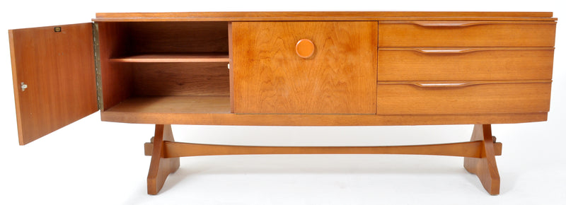 Mid-Century Modern Danish Style Teak Credenza by Beautility, 1960s