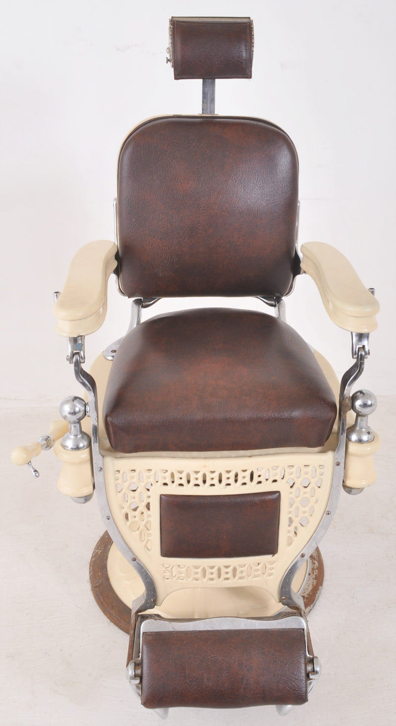 Antique/Vintage Barber Chair by Theo A. Kochs & Co, Chicago, Circa 1930